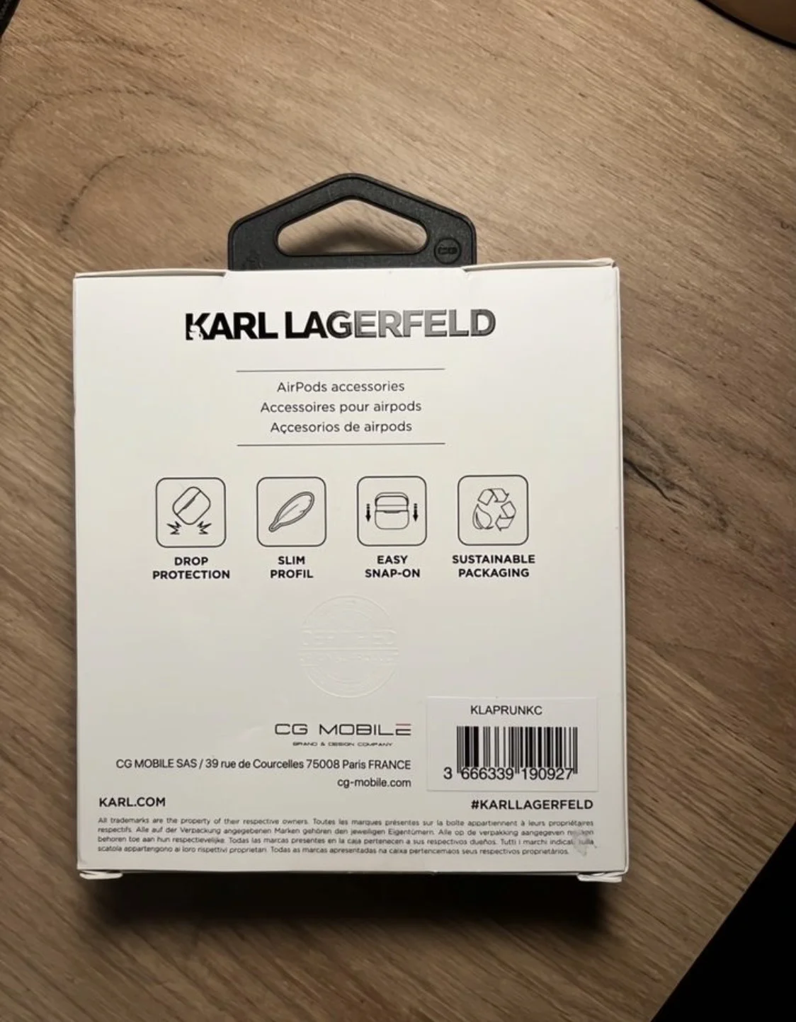 Чехол для airpods pro karl lagerfeld - миниатюра 3