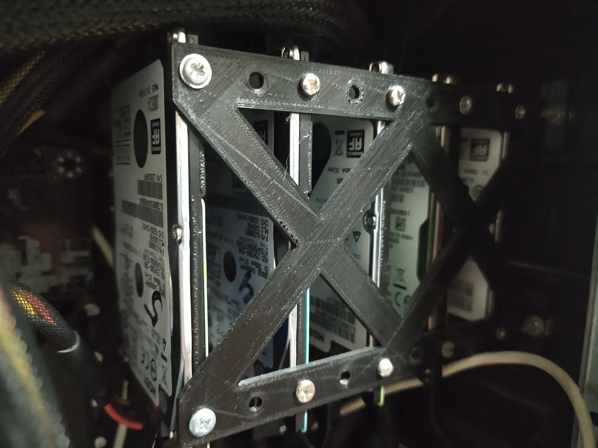 Стойка для ssd и hdd универсальная 2.5 на 5 дисков - миниатюра 2