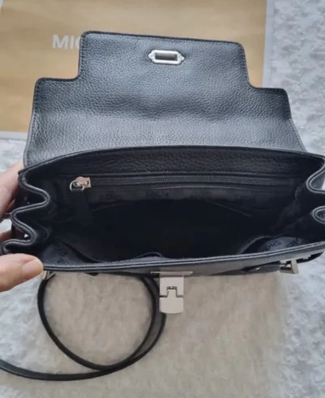 Сумка Michael kors tribeca кожа оригинал - миниатюра 5
