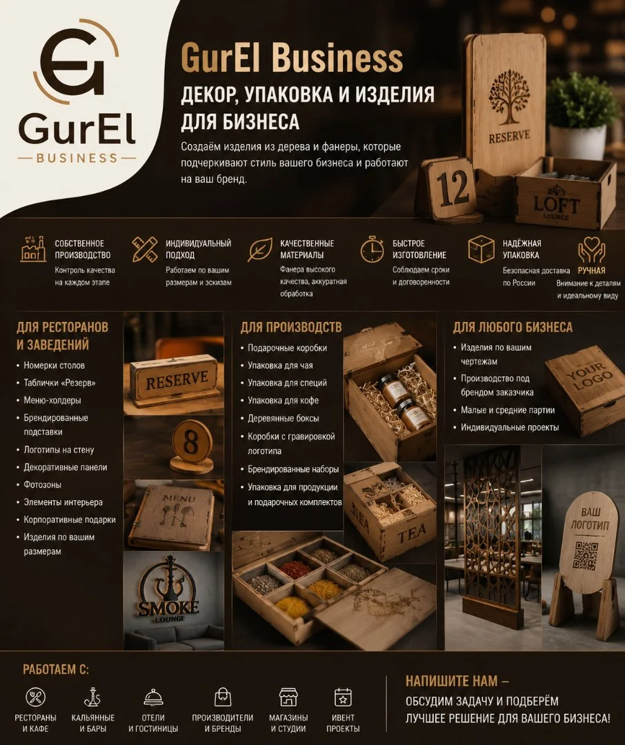 Упаковка и изделия для бизнеса GurEl - миниатюра 2