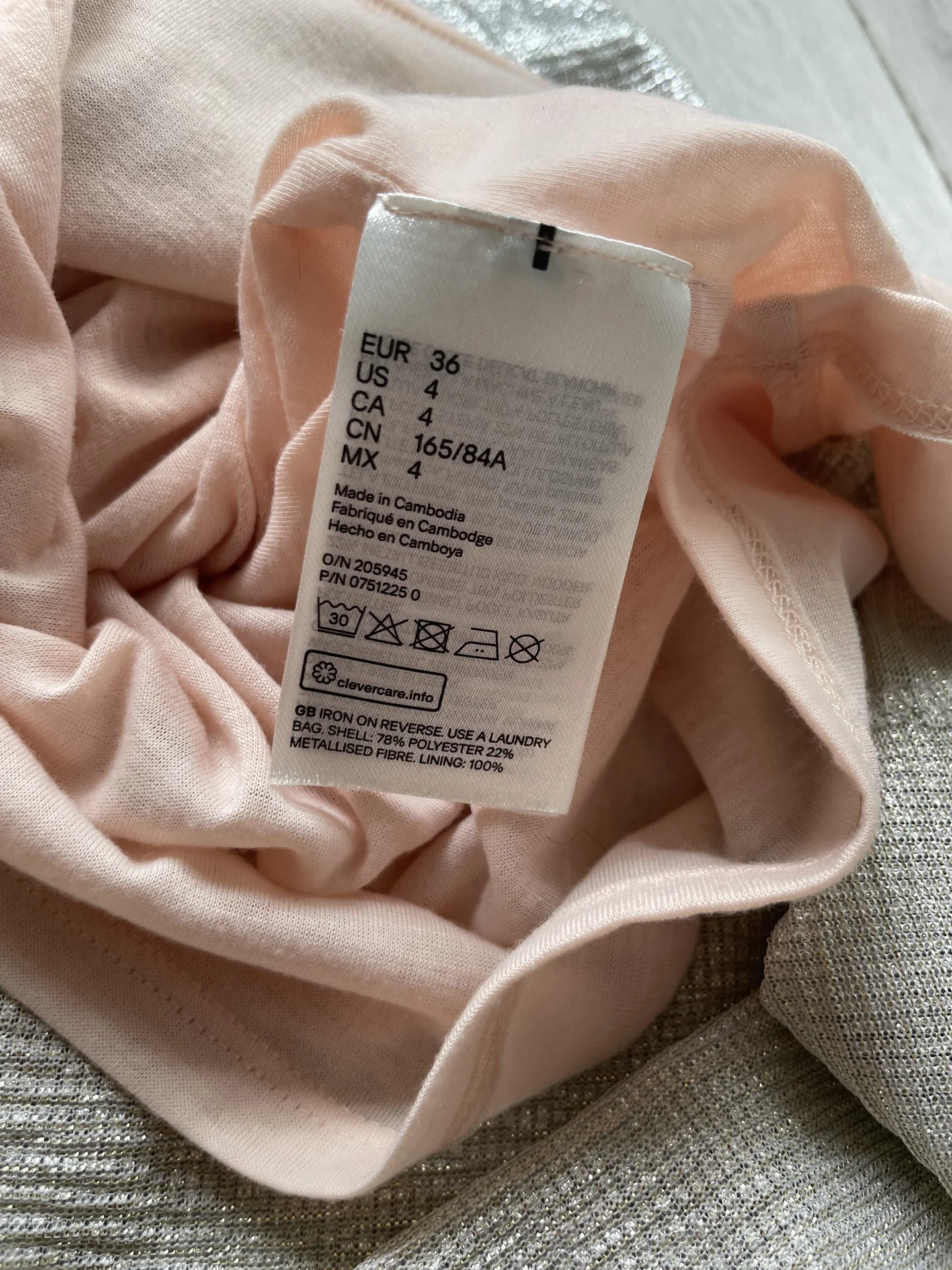 Платье глиттер H&M трендовое женское - миниатюра 5