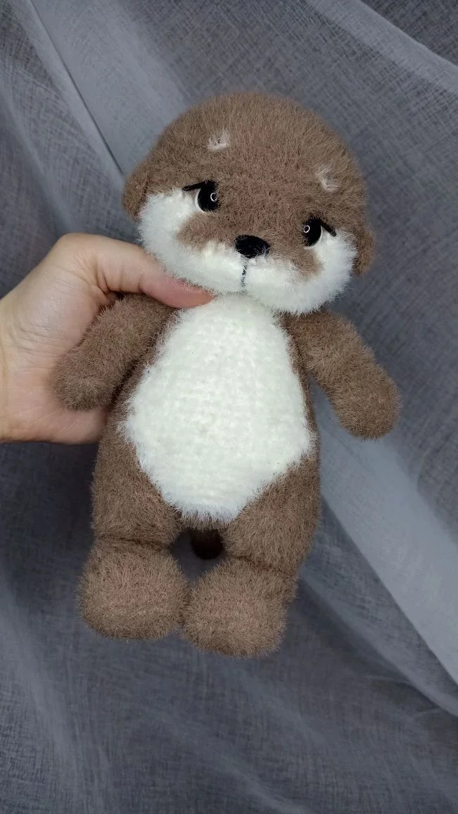 Вязаная игрушка. Выдрочка - миниатюра 5