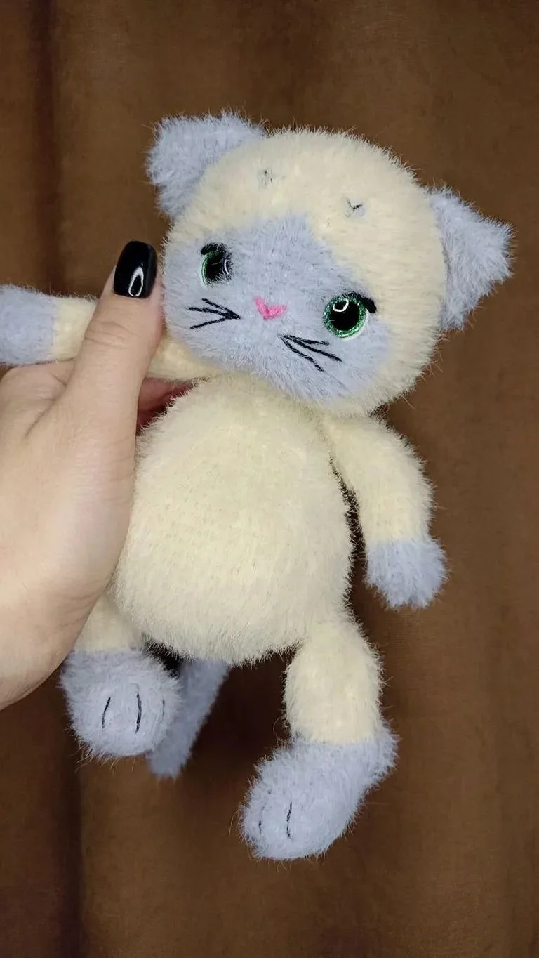 Вязаная игрушка. Сиамский кот - изображение 1