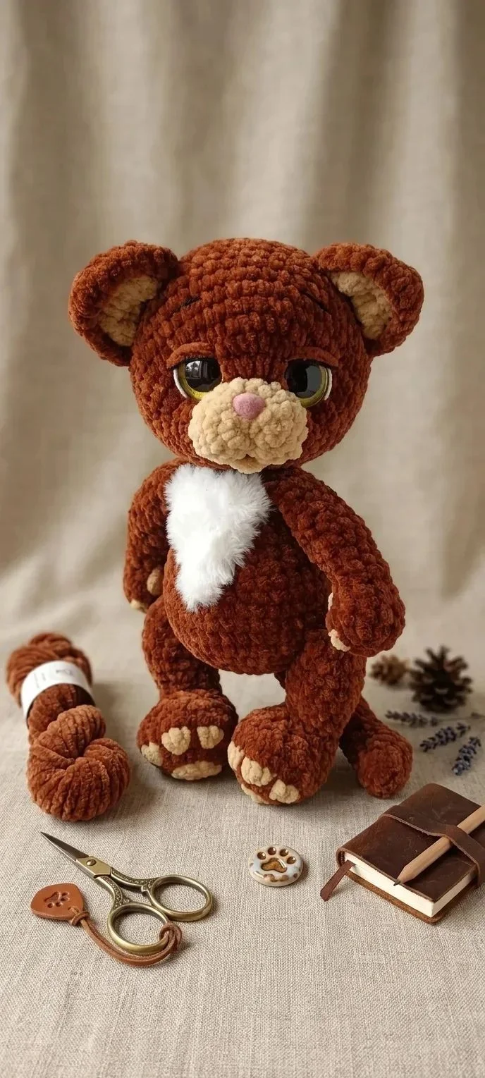 Вязаная игрушка кот - миниатюра 5