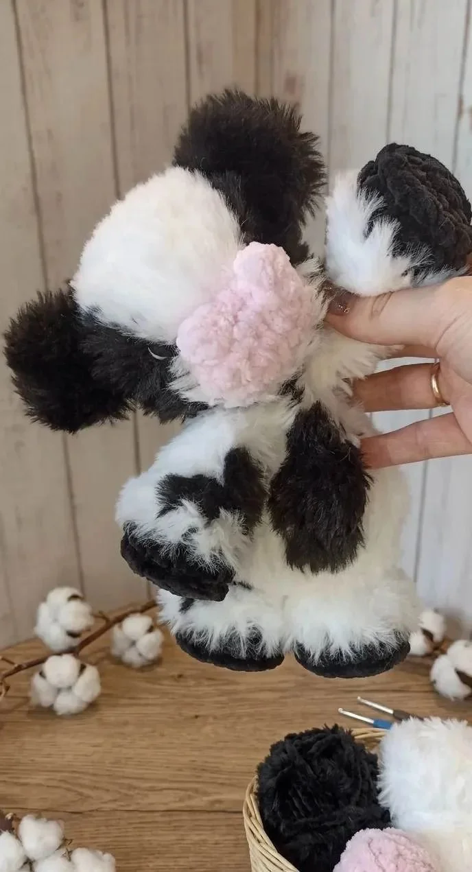 Вязаная коровка из пинтерест - изображение 1