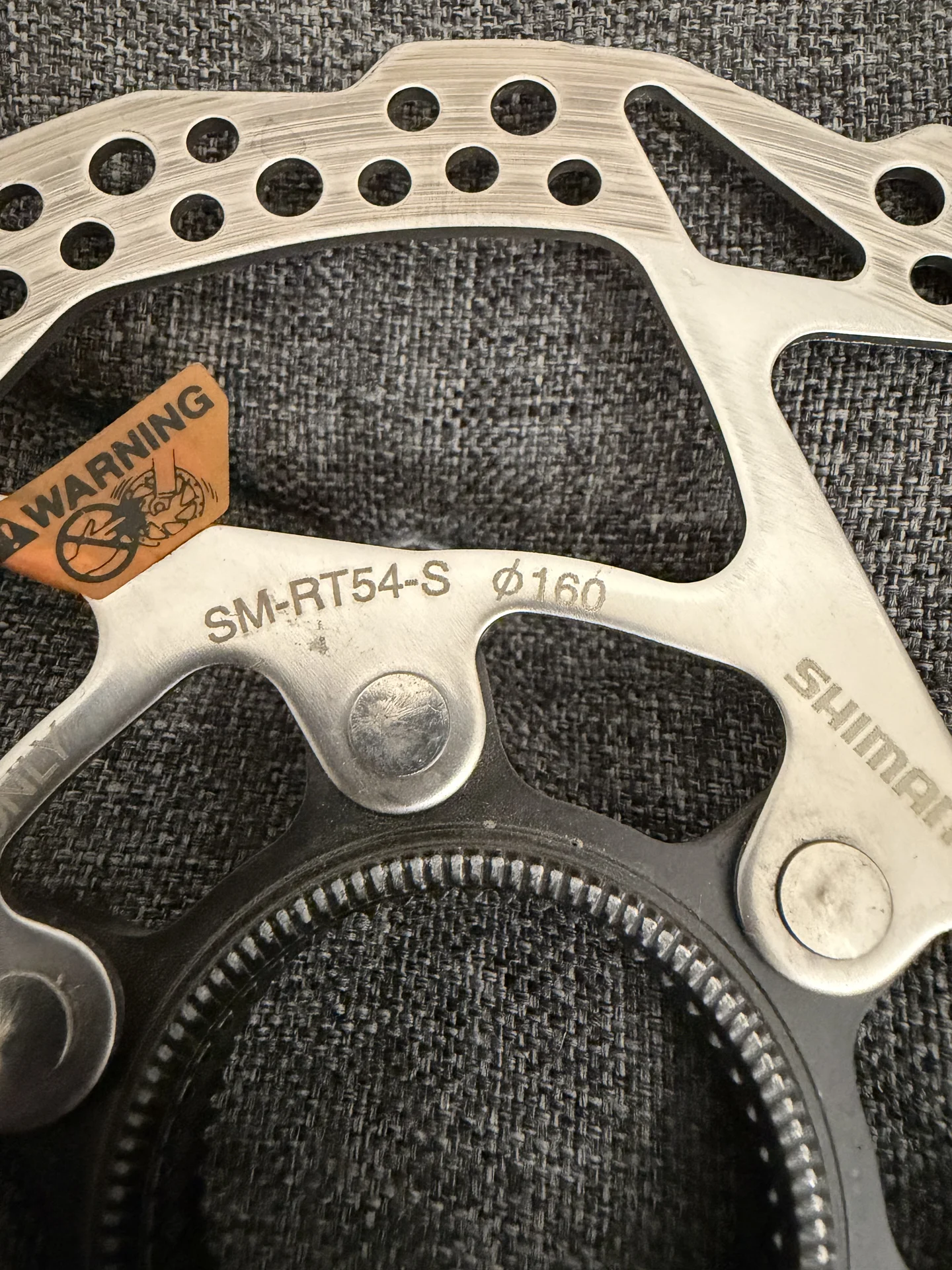 Диск тормоза Shimano SM-RT 54 Centr lock 160mm - миниатюра 2