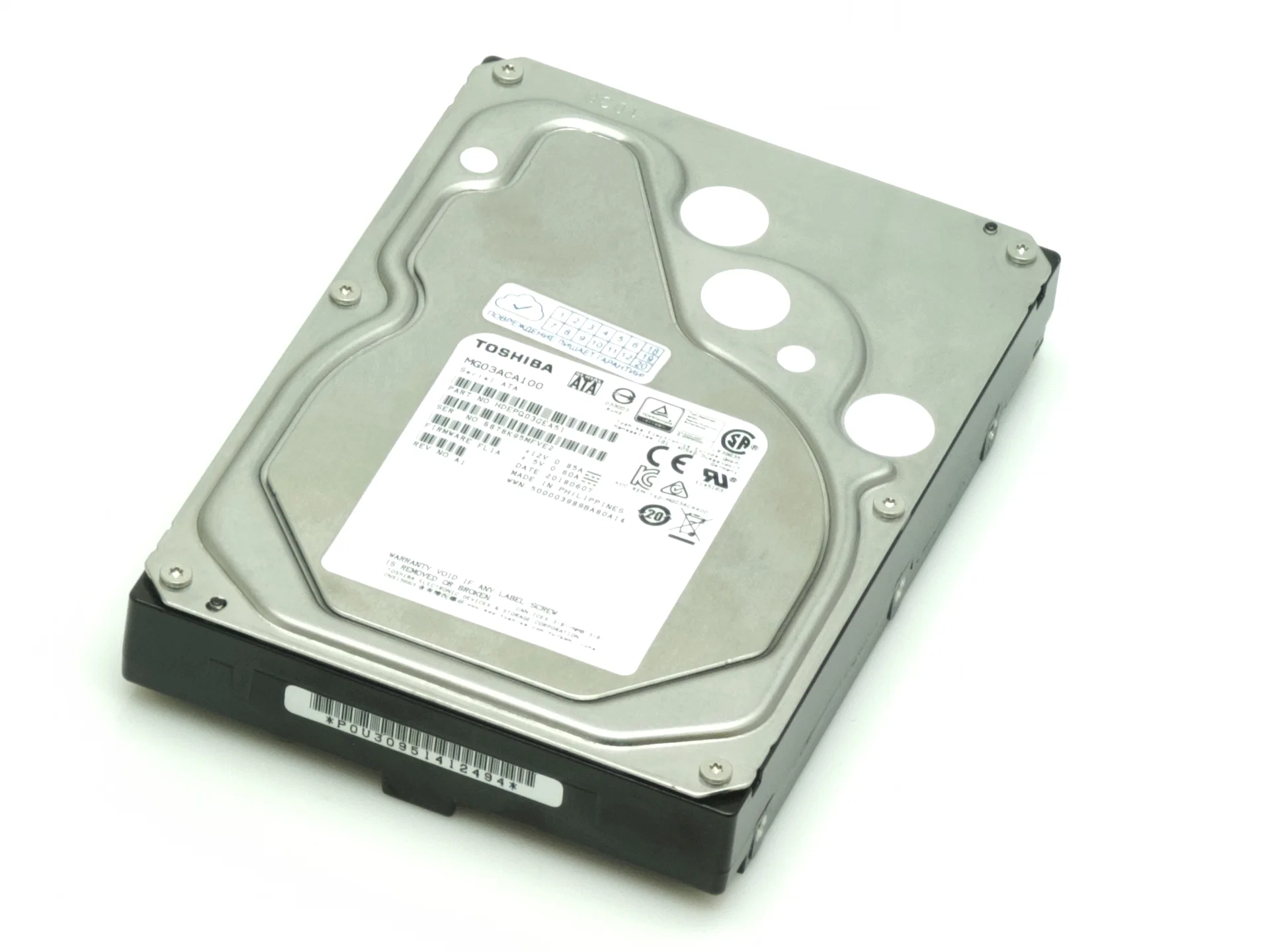 Жёсткий диск HDD 3.5 1 TB TOSHIBA - изображение 1