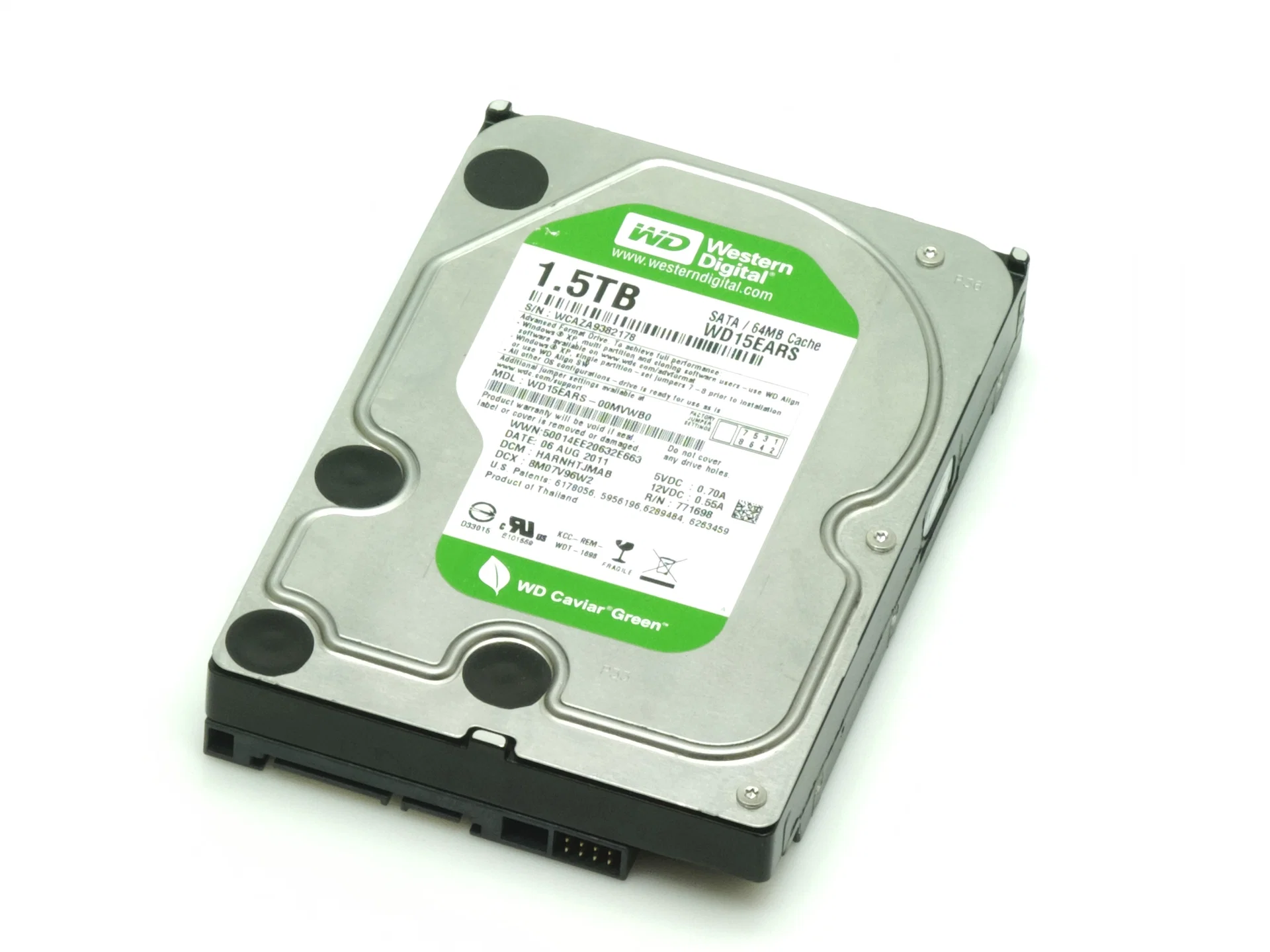 Жесткий диск HDD 3.5 1.5 TB WD - изображение 1