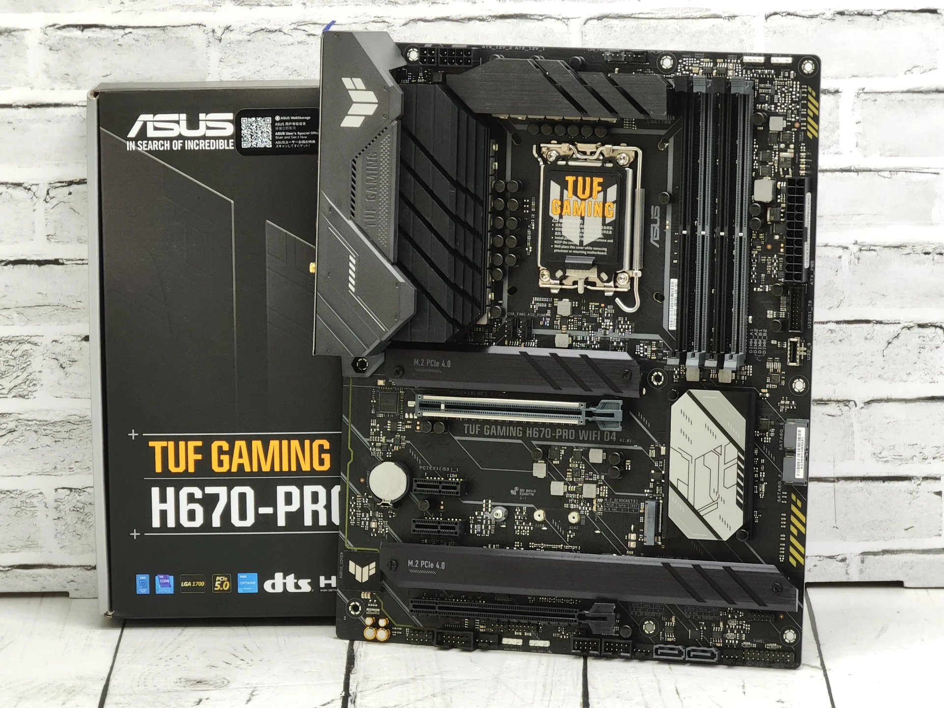 Материнская плата 1700 ASUS TUF GAMING H670-PRO WIFI D4 - миниатюра 3