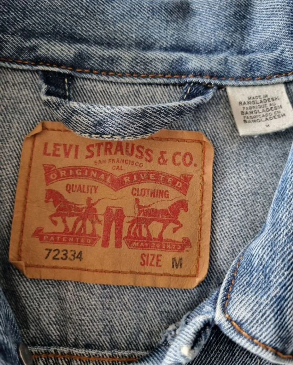 Джинсовая куртка levis - миниатюра 3
