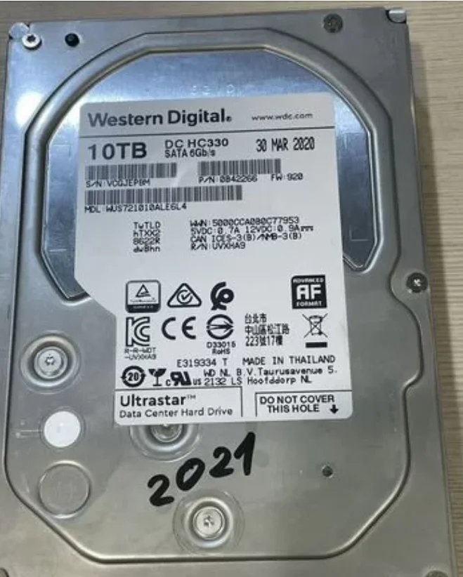 Western Digital 10TB DC HC330 - изображение 1