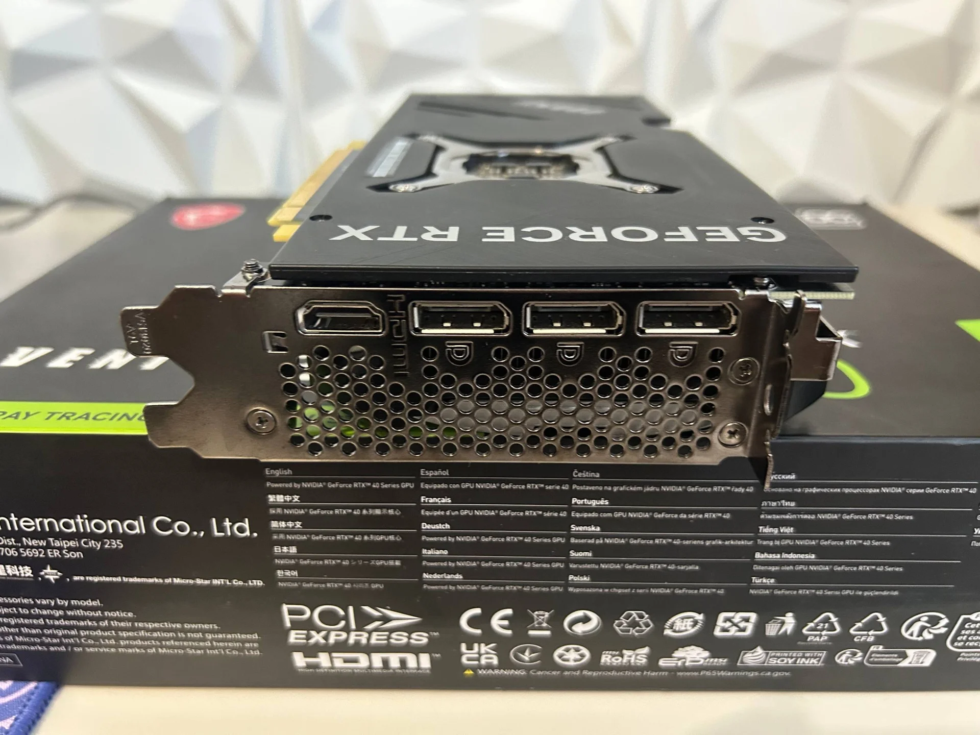 RTX MSI 4070 VENTUS 2X 12GB - миниатюра 3