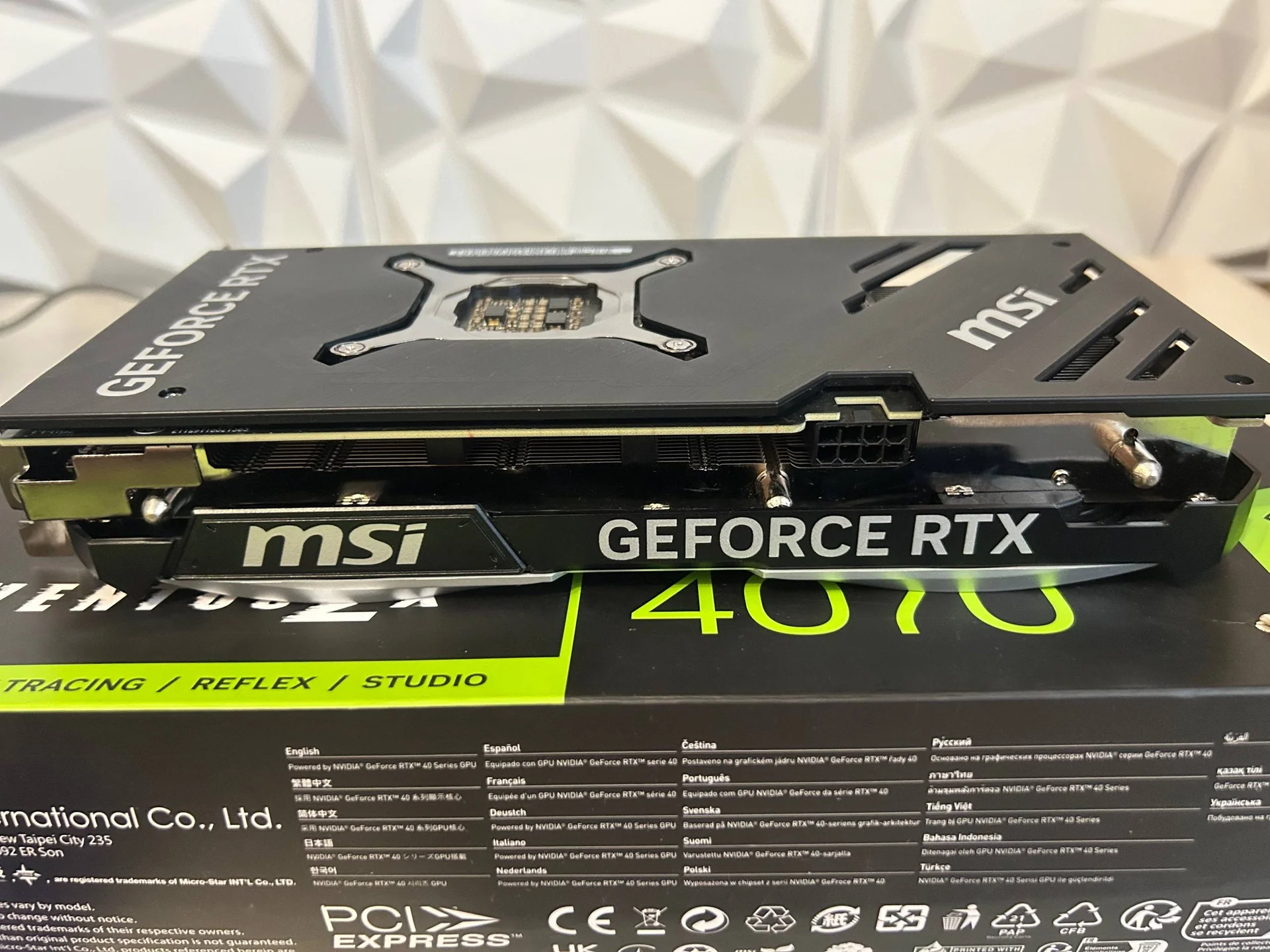 RTX MSI 4070 VENTUS 2X 12GB - миниатюра 4