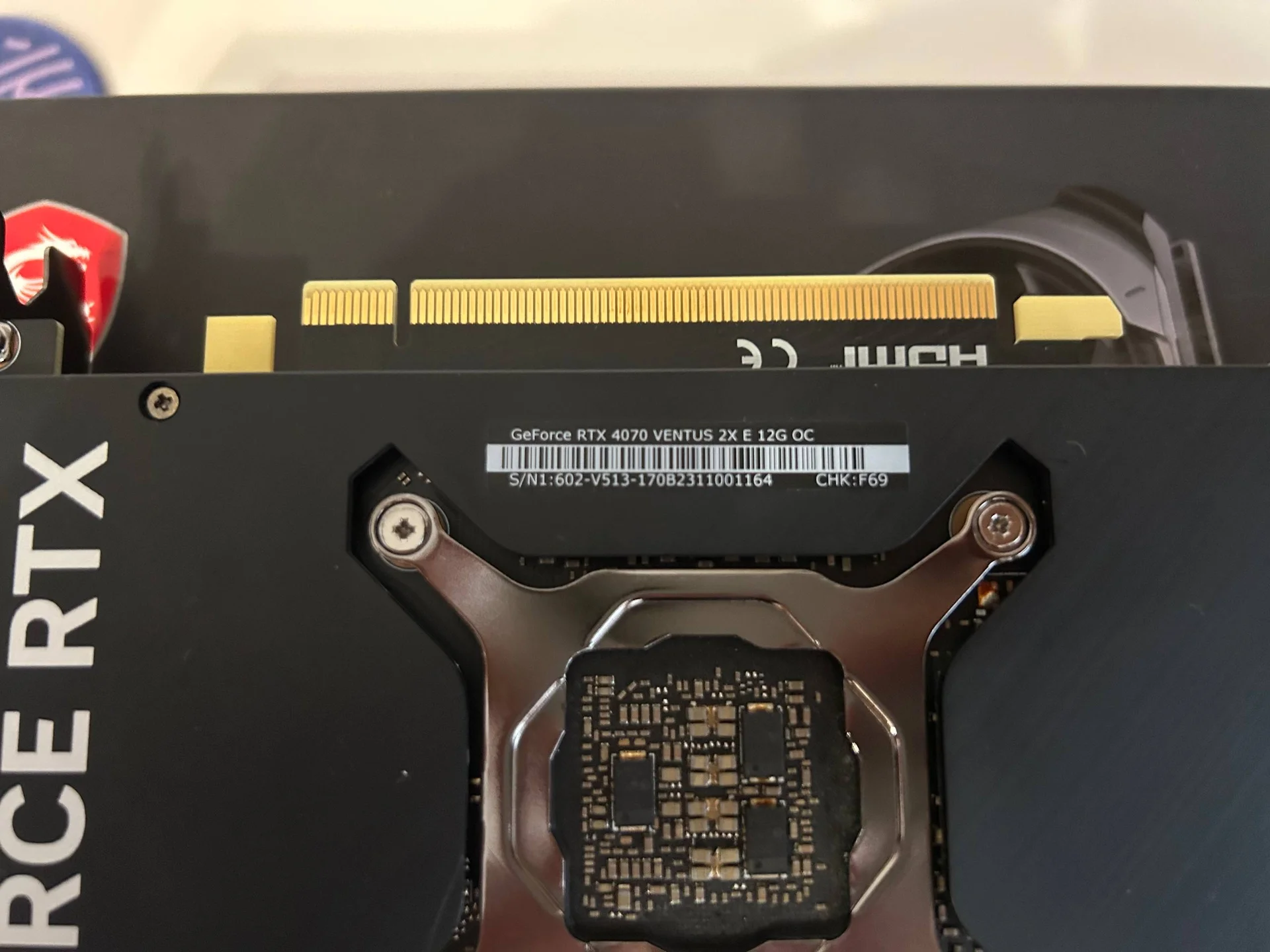 RTX MSI 4070 VENTUS 2X 12GB - миниатюра 7