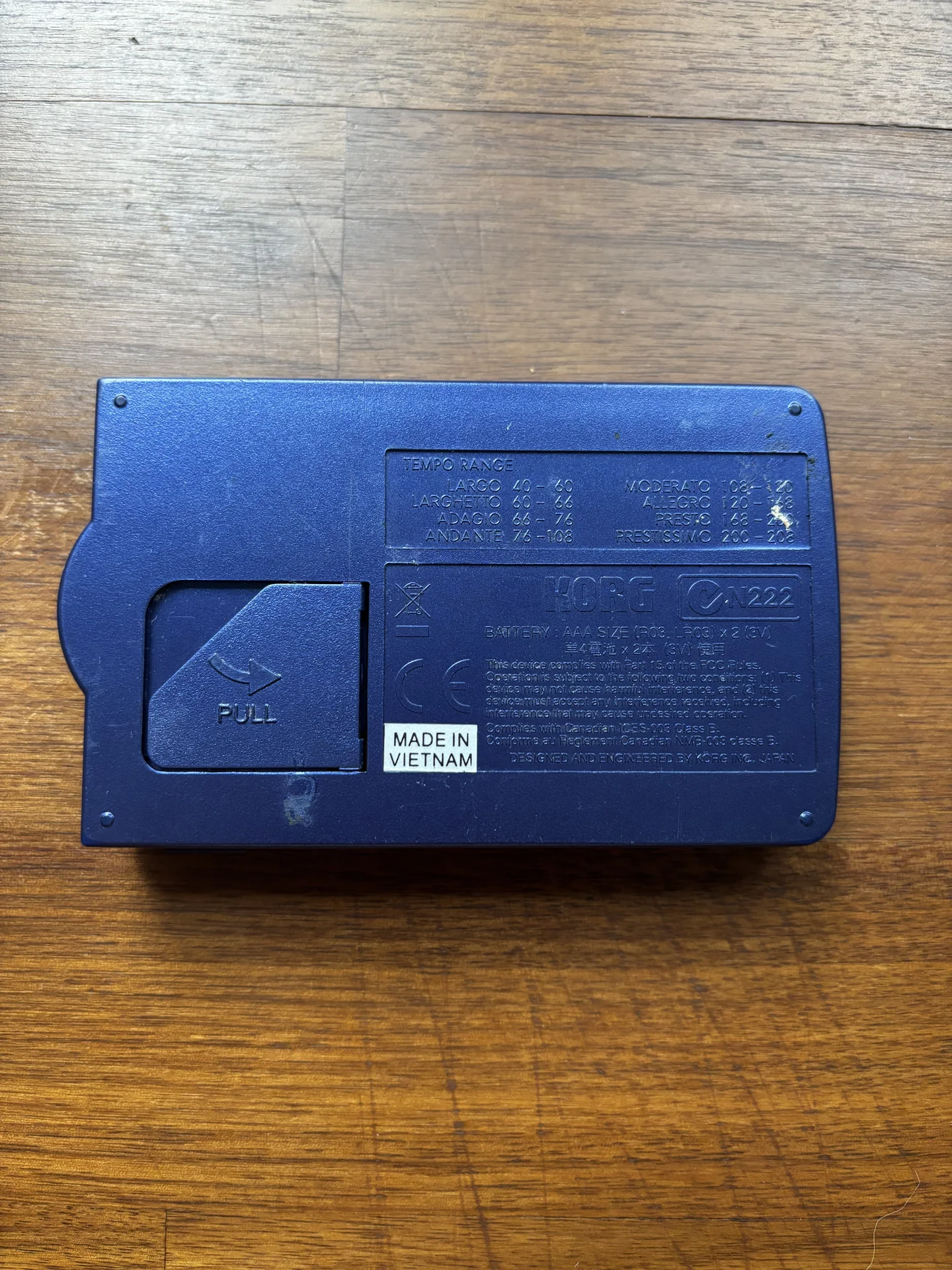 Метроном Korg MA-30 - миниатюра 3