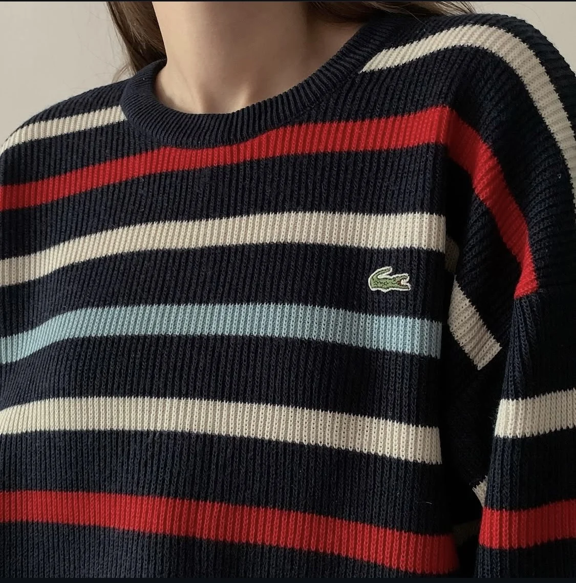 Lacoste свитер винтаж - миниатюра 2