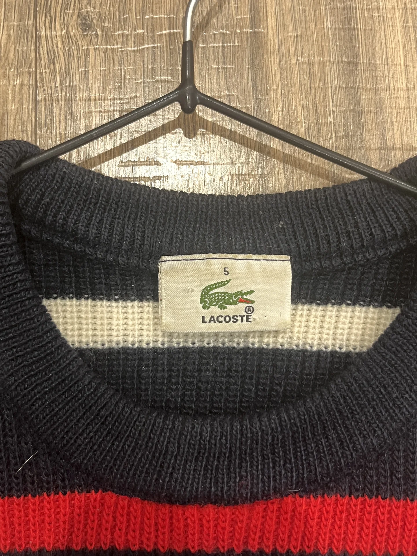 Lacoste свитер винтаж - миниатюра 4