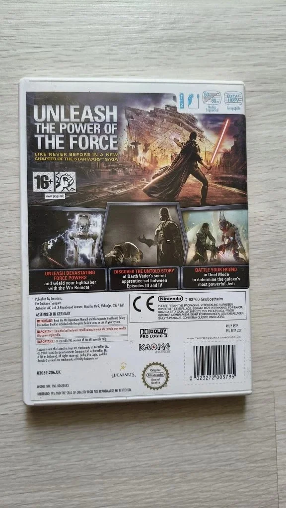 Nintendo Wii Star Wars Force Unleashed - миниатюра 2