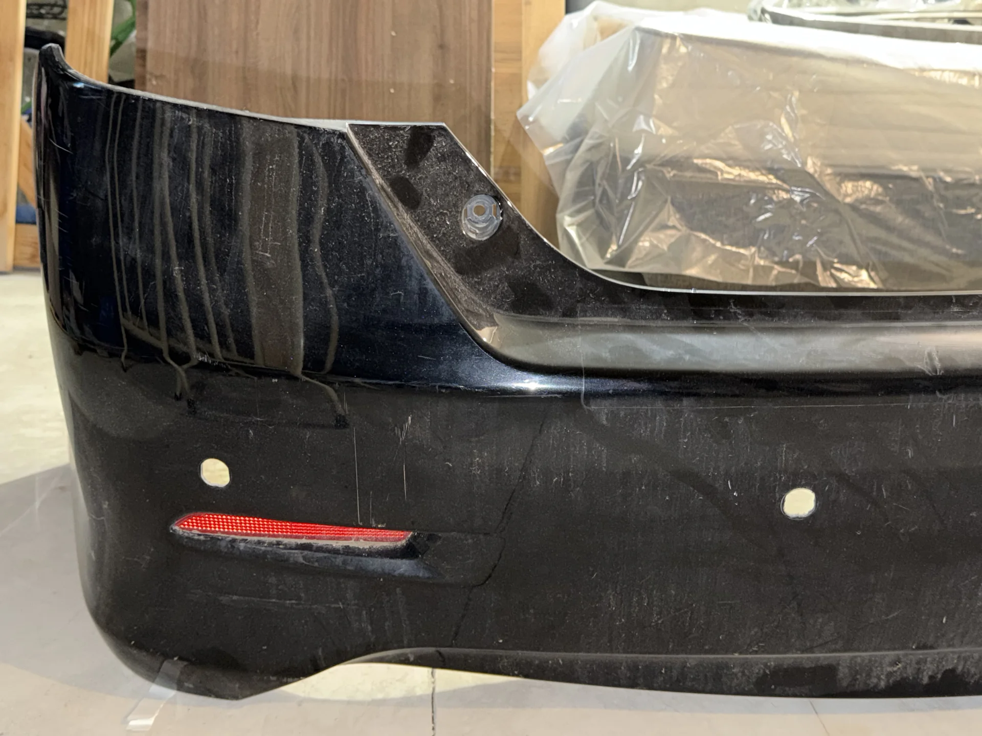 Бампер Toyota Camry (2011-2014), задний оригинал. - миниатюра 5