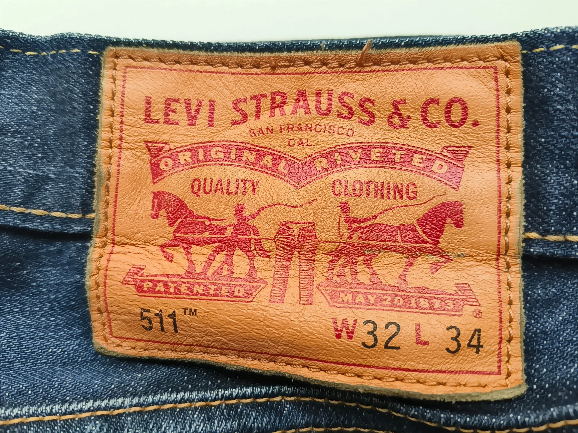 Levis 511 slim selvedge 32х34 - миниатюра 5