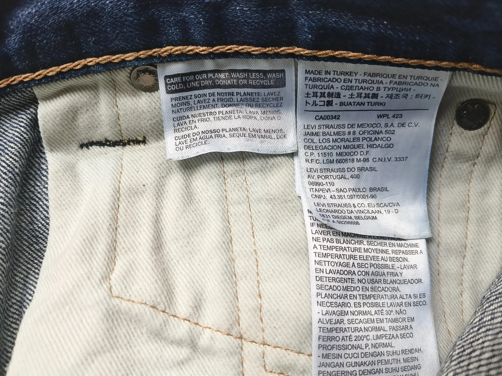 Levis 511 slim selvedge 32х34 - миниатюра 9