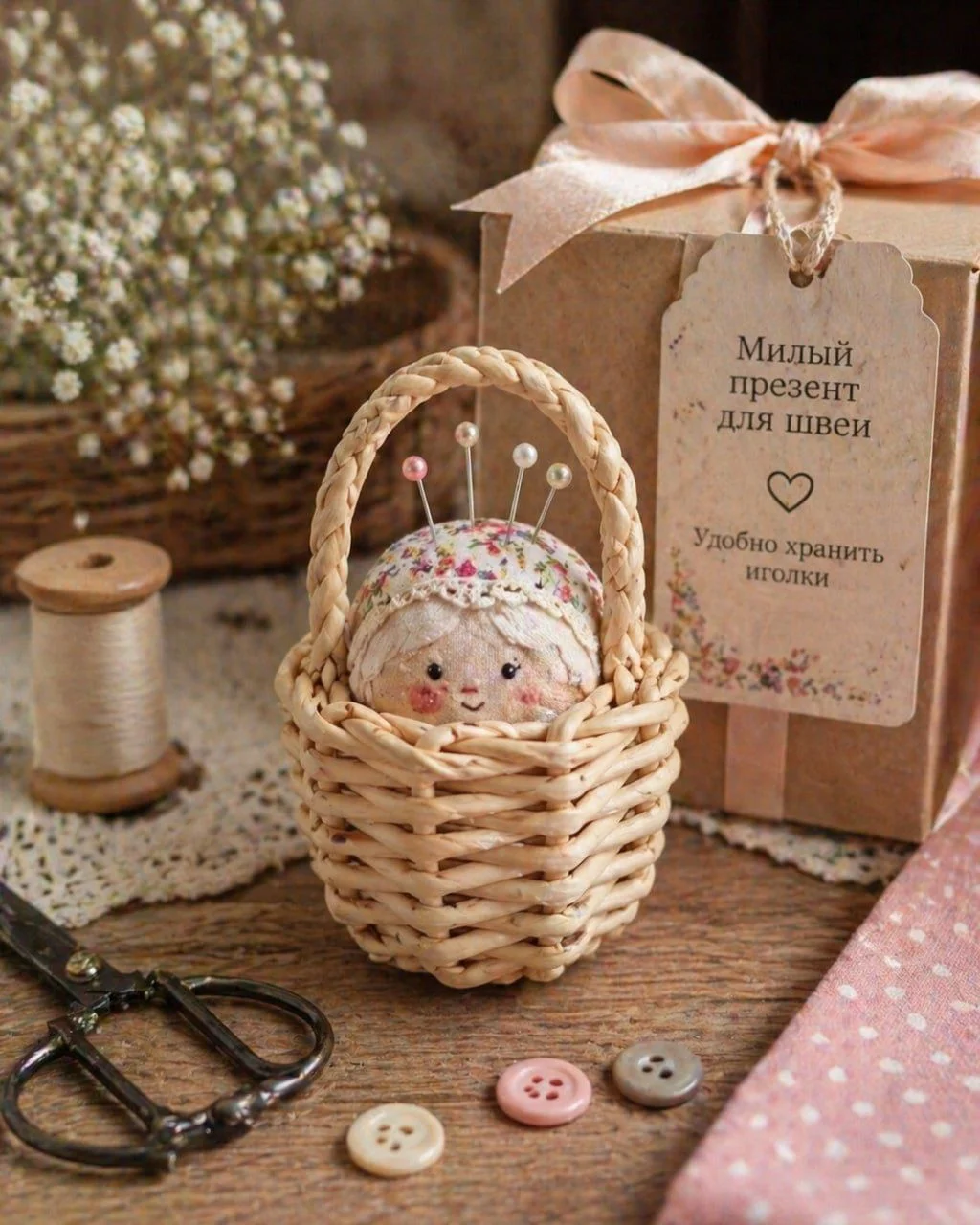 Мини корзиночки плетеные - миниатюра 4