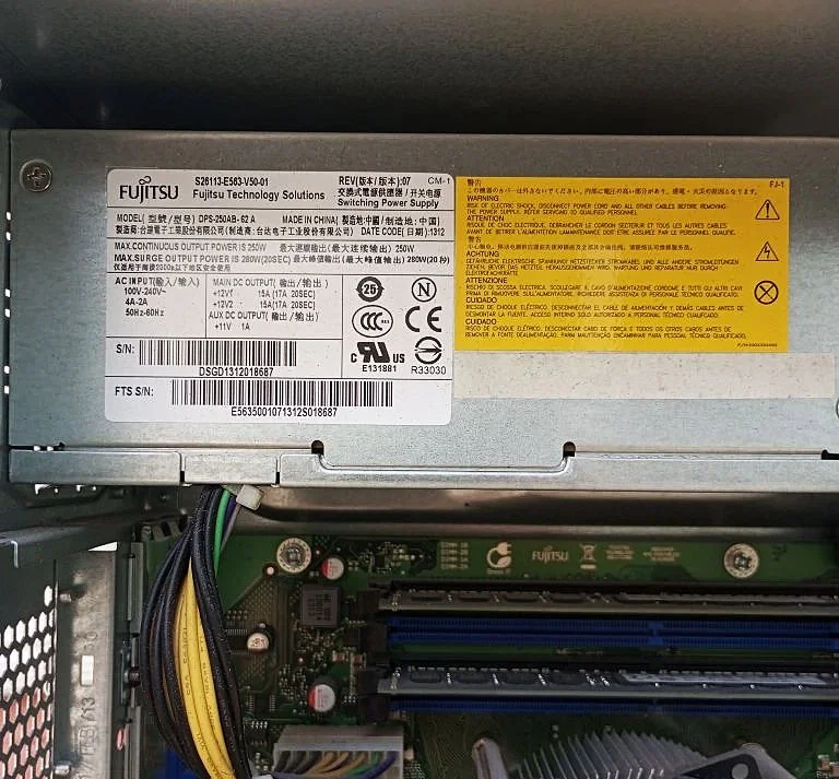 Системный блок Fujitsu Intel XeonE3-1220v2 - миниатюра 4
