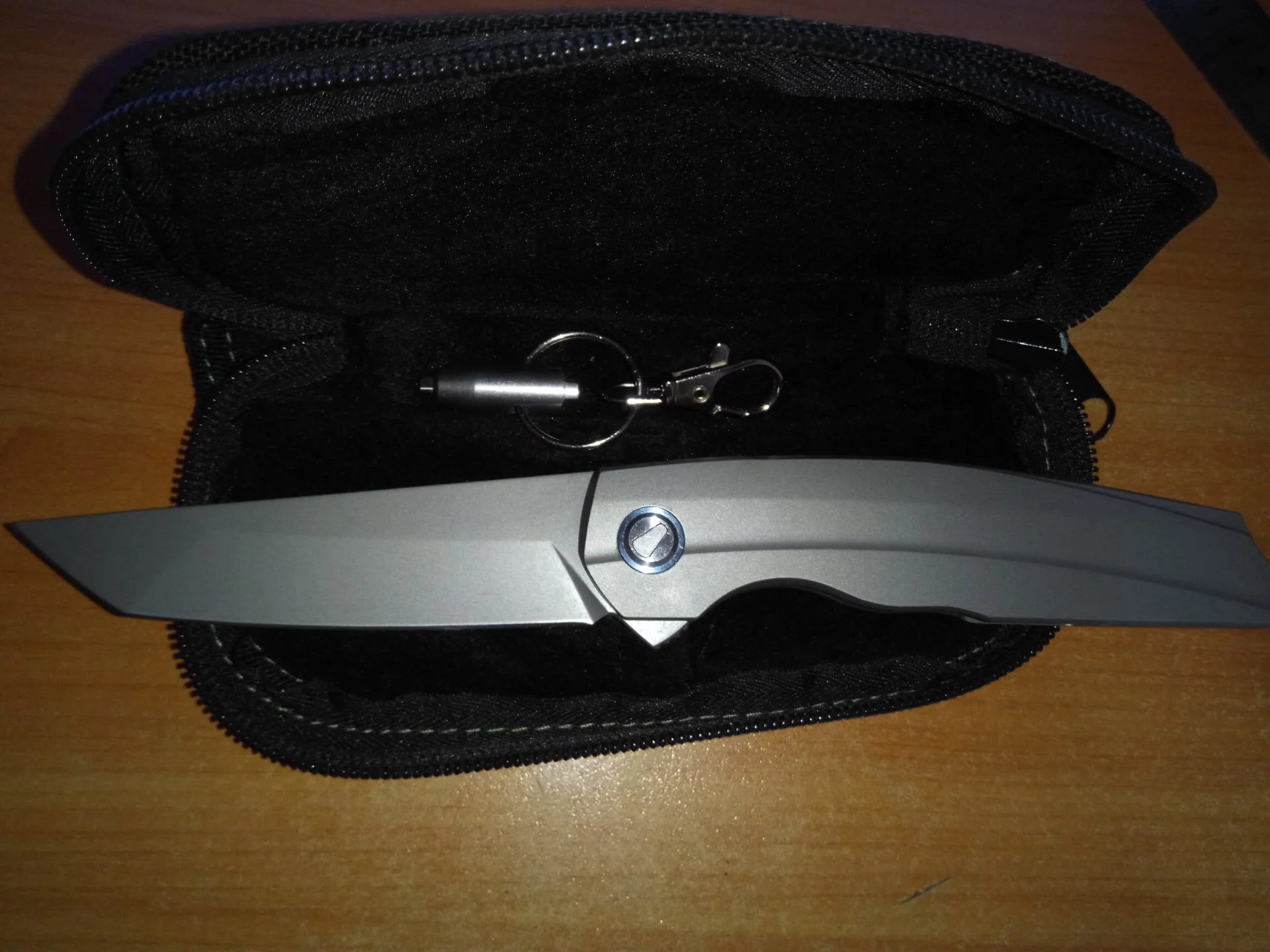Нож складной  Широгоров Russian Flipping Tanto RFT M390 Титан - миниатюра 3