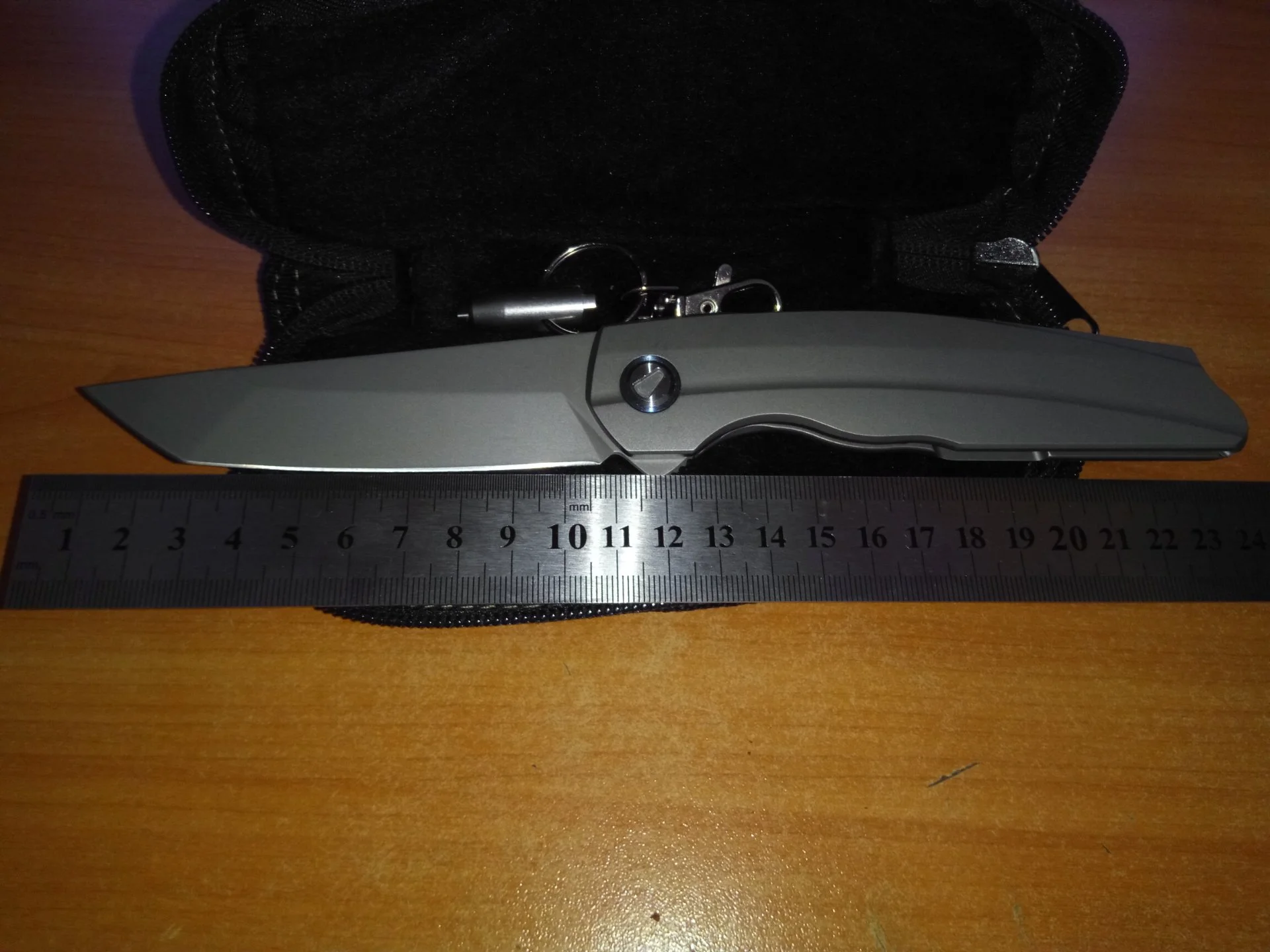 Нож складной  Широгоров Russian Flipping Tanto RFT M390 Титан - миниатюра 4
