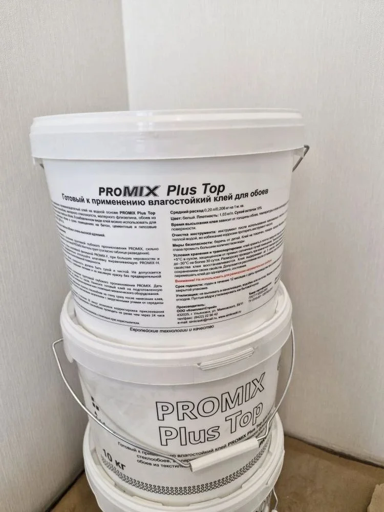 ProMix Plus Top готовый клей для обоев - миниатюра 4