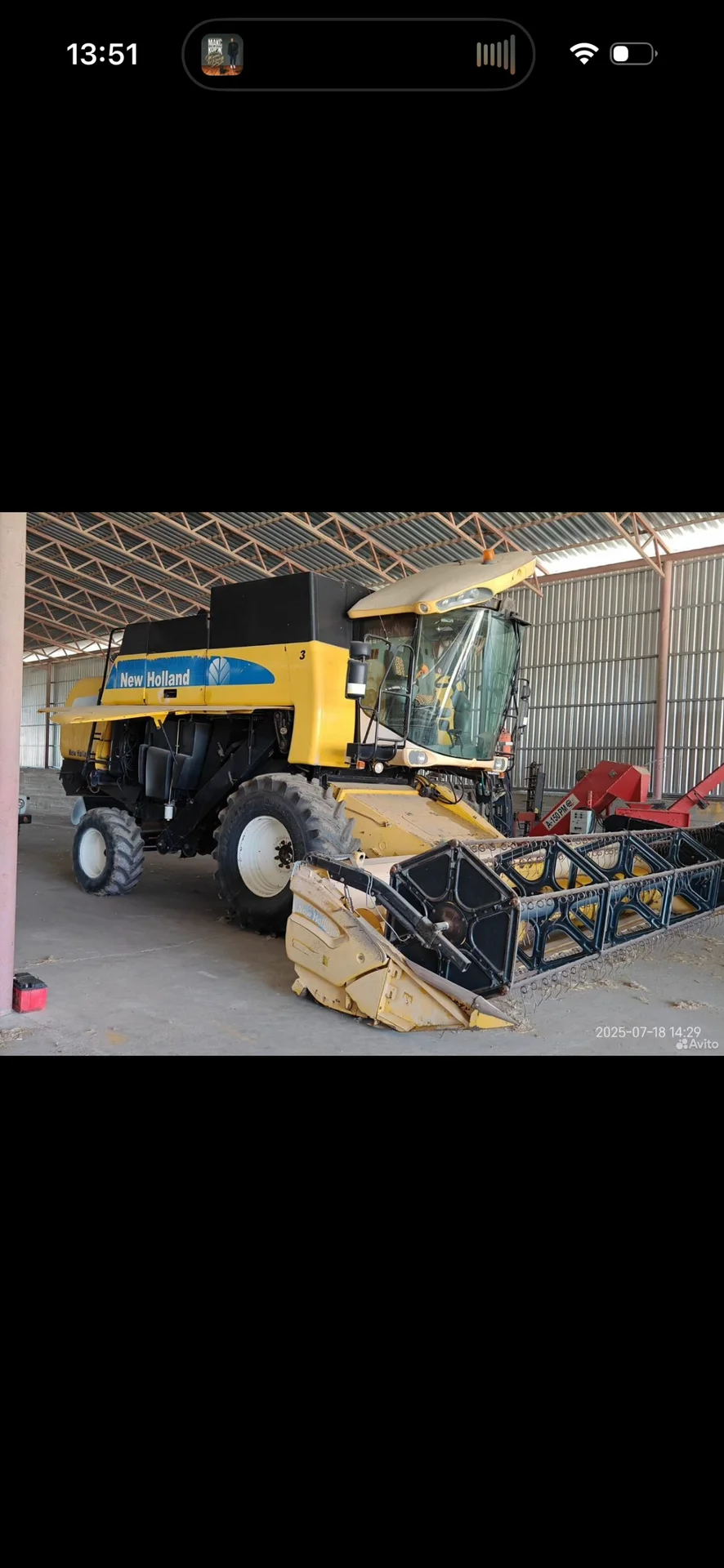 Зерноуборочный комбайн New Holland 2008 гв - изображение 1
