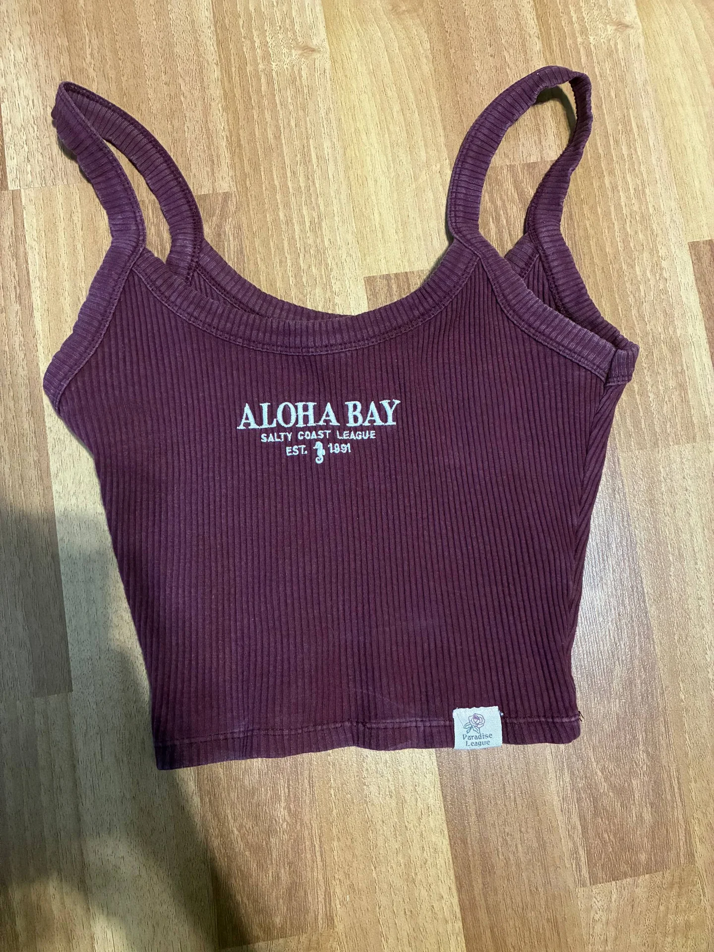 Топ бордовый Pull&Bear - изображение 1