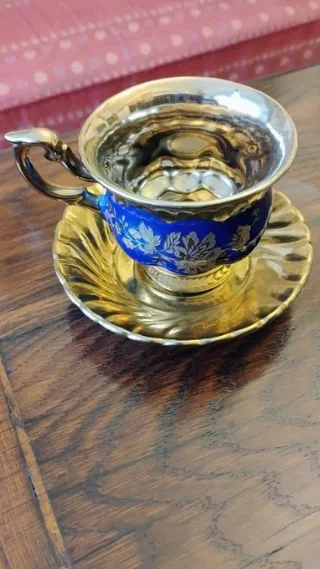 Чашка с блюдцем Moorcroft Pottery - миниатюра 2