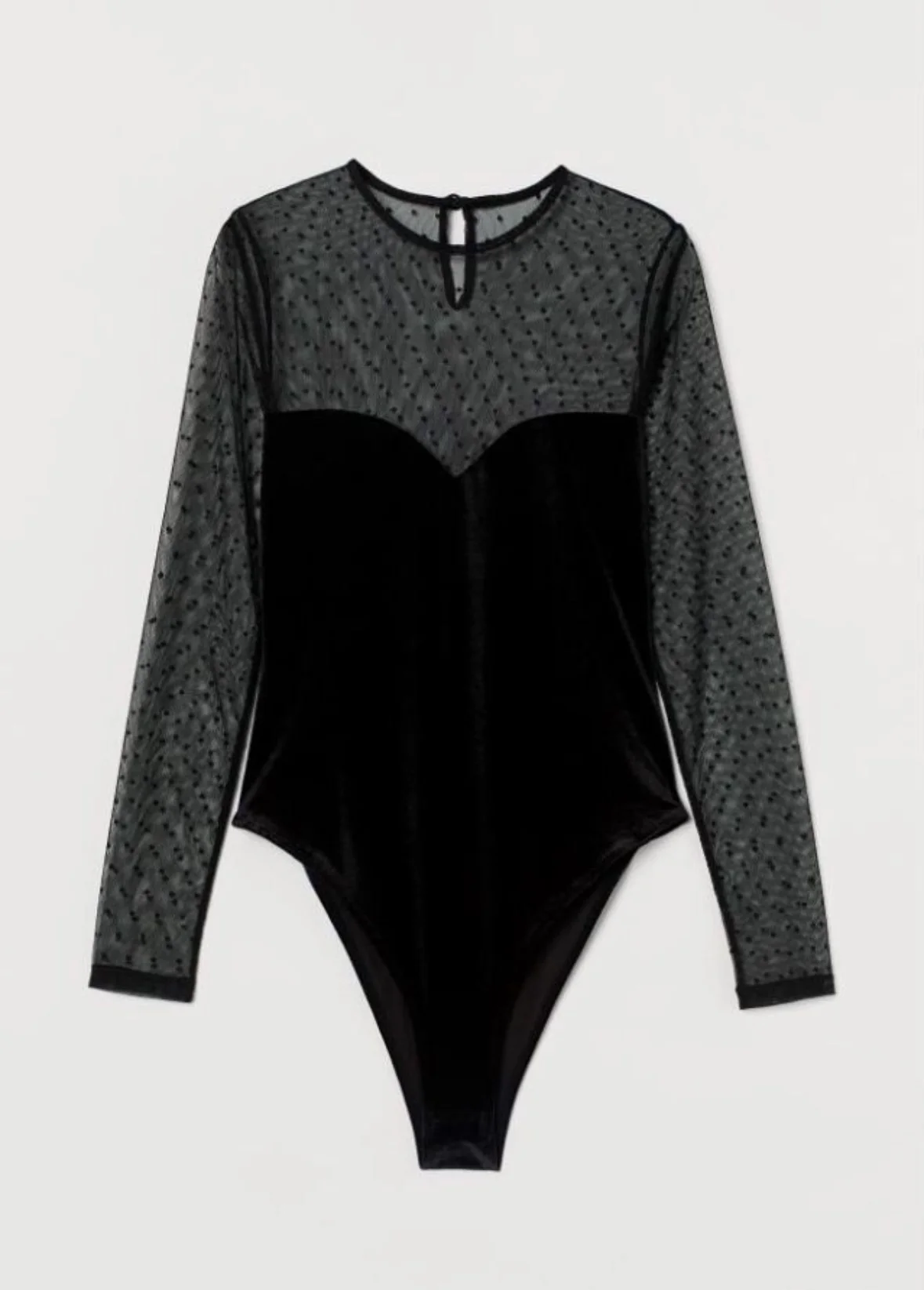 Бархатное боди H&M - изображение 1