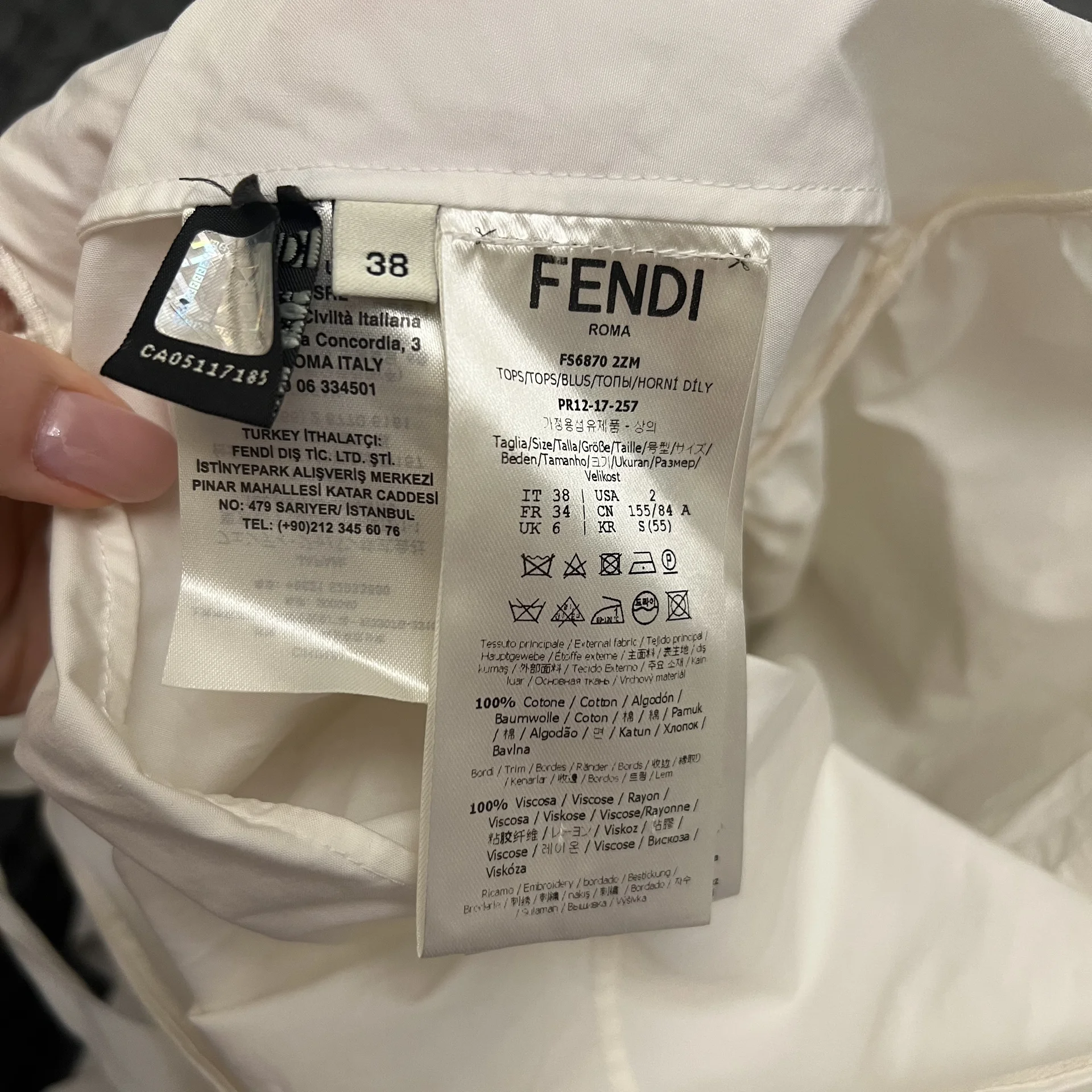 Топ Fendi оригинал - миниатюра 4