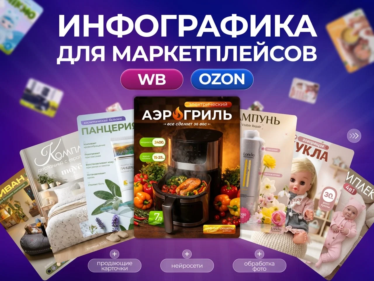 Инфографика для маркетплейсов - изображение 1