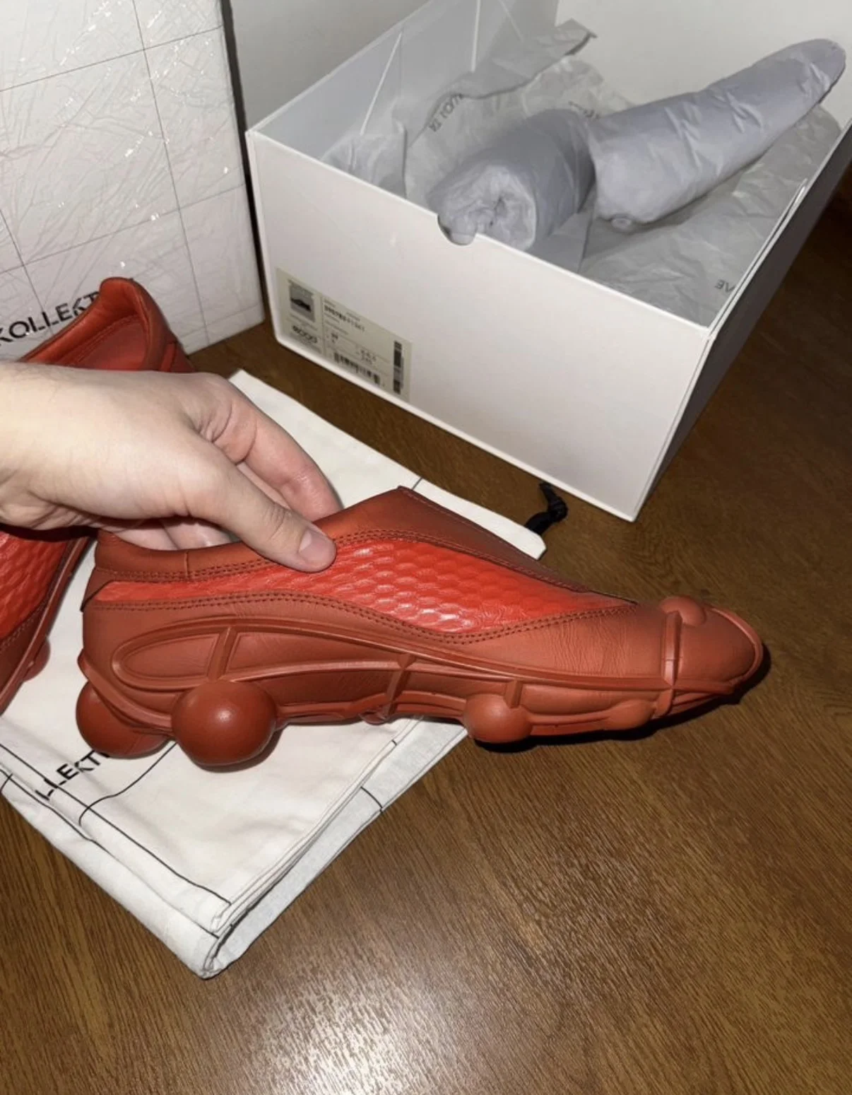 Кроссовки kiko kostadinov ecco kollektive - миниатюра 3