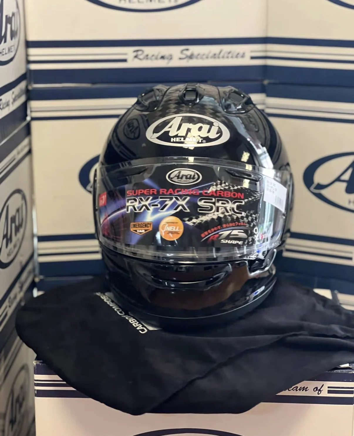 Шлем Arai RX-7X SRC Black Carbon - изображение 1