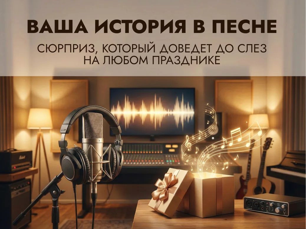 Авторская песня в подарок на заказ под ключ
