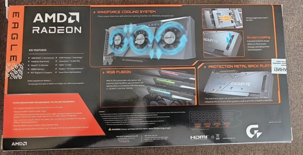 Видеокарта Amd radeon rx 6750 gre 12GB - миниатюра 6