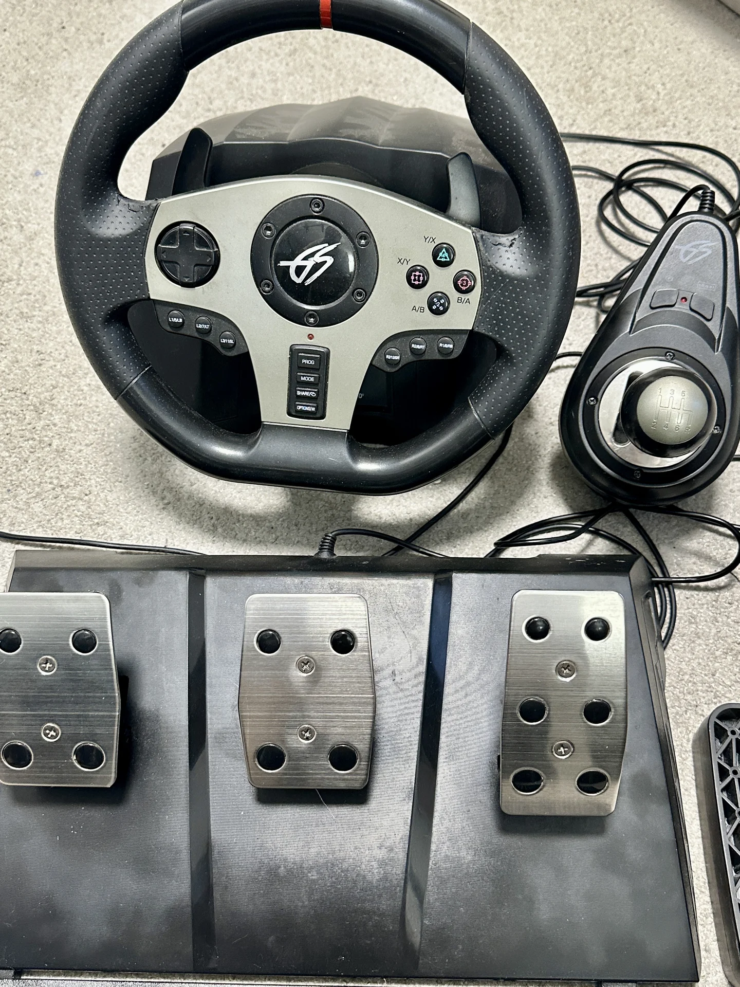 Руль DEXP Wheelman Pro GT с МКПП - изображение 1