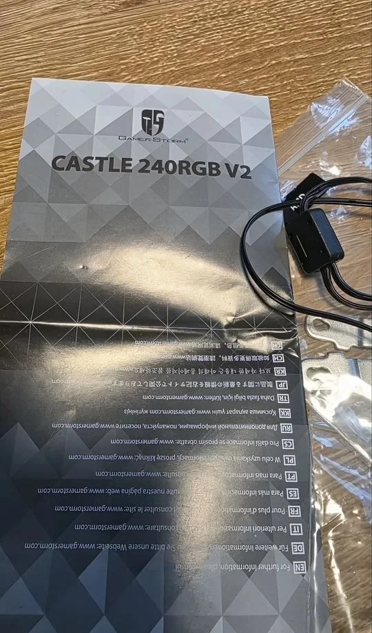 Водяное охлаждение Deepcool castle 240 RGB V2 - миниатюра 3