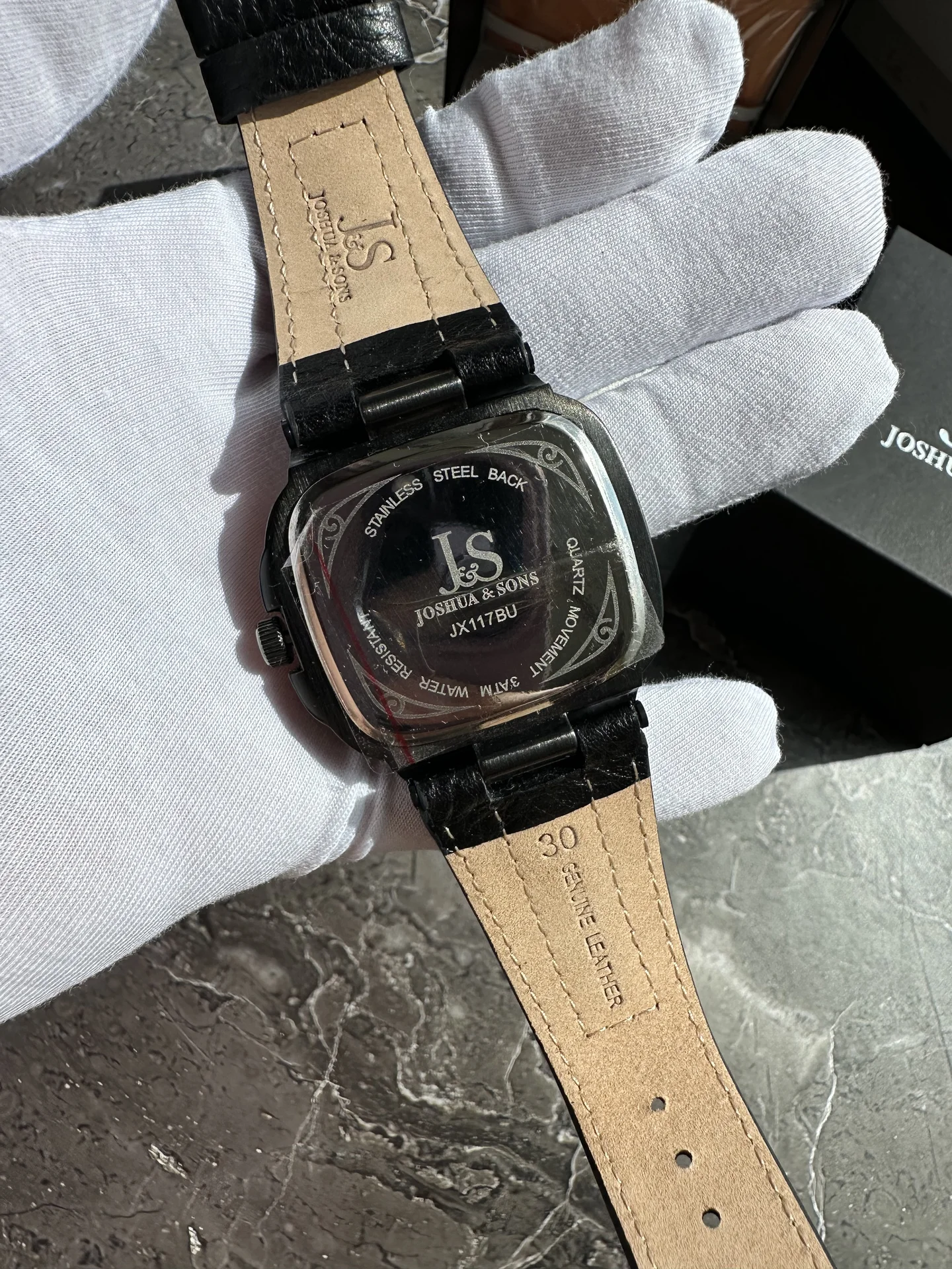 Наручные часы Joshua and Sons Square Blue - миниатюра 5