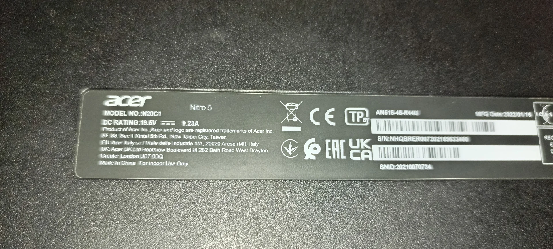 Acer Nitro5 RTX 3070 - миниатюра 18