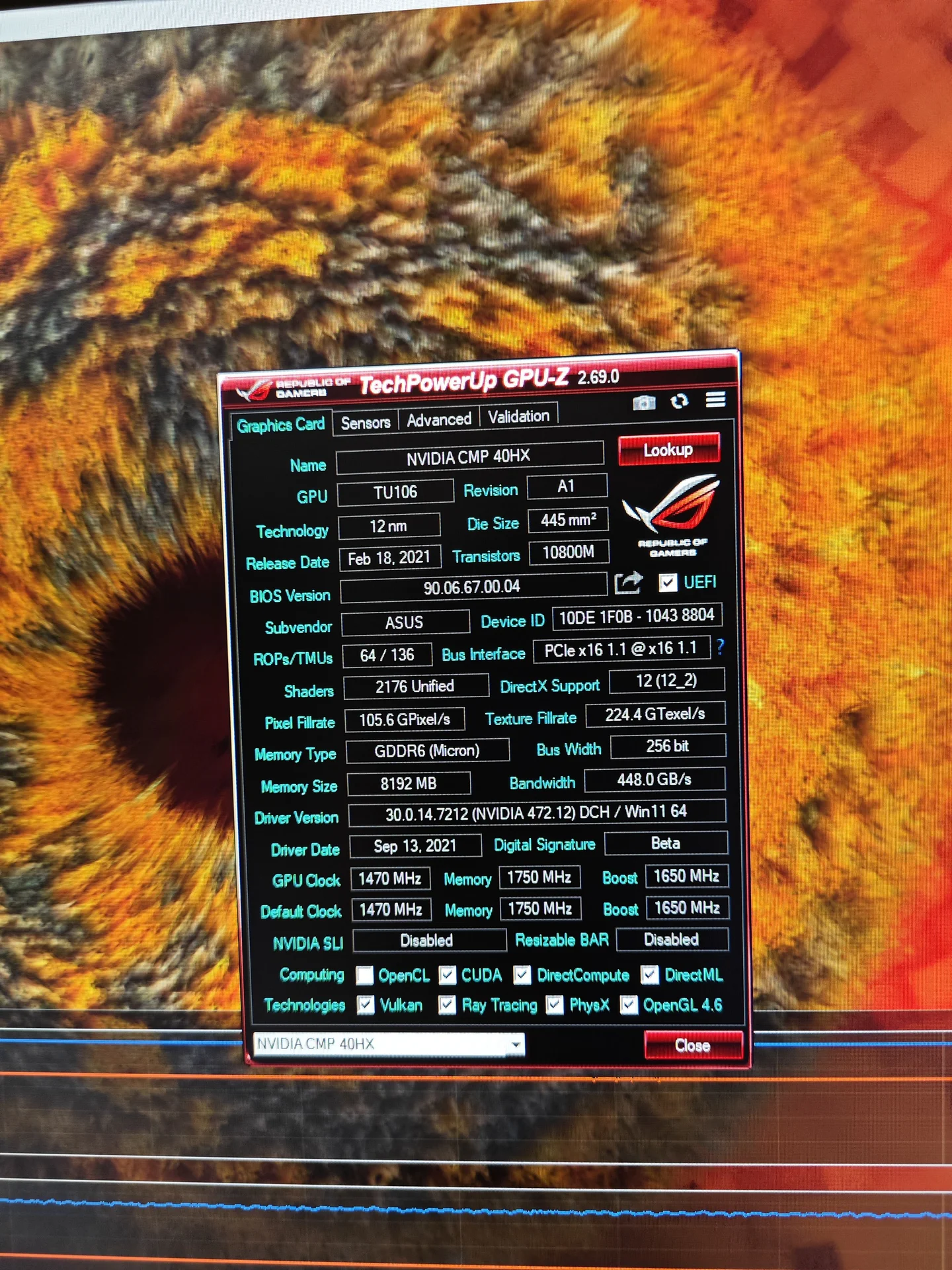 Обслуженная cmp40 x16 rtx 2060 super - миниатюра 6