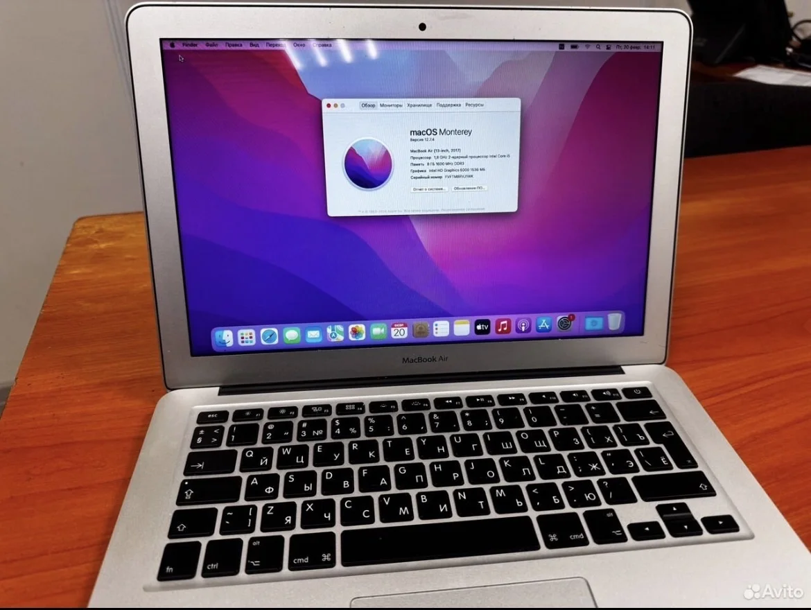Apple macbook air 13 2017 8Gb - миниатюра 5