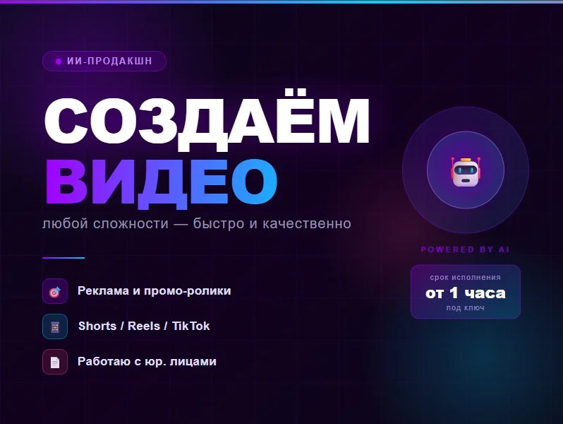 Создание видеороликов любой сложности с помощью ИИ - изображение 1