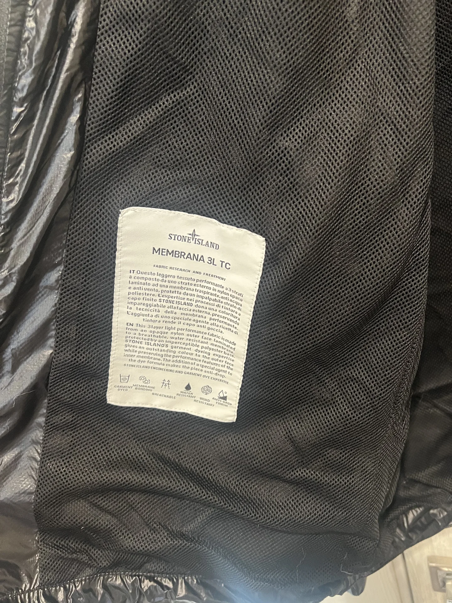 Stone Island membrana 3l tc - миниатюра 3