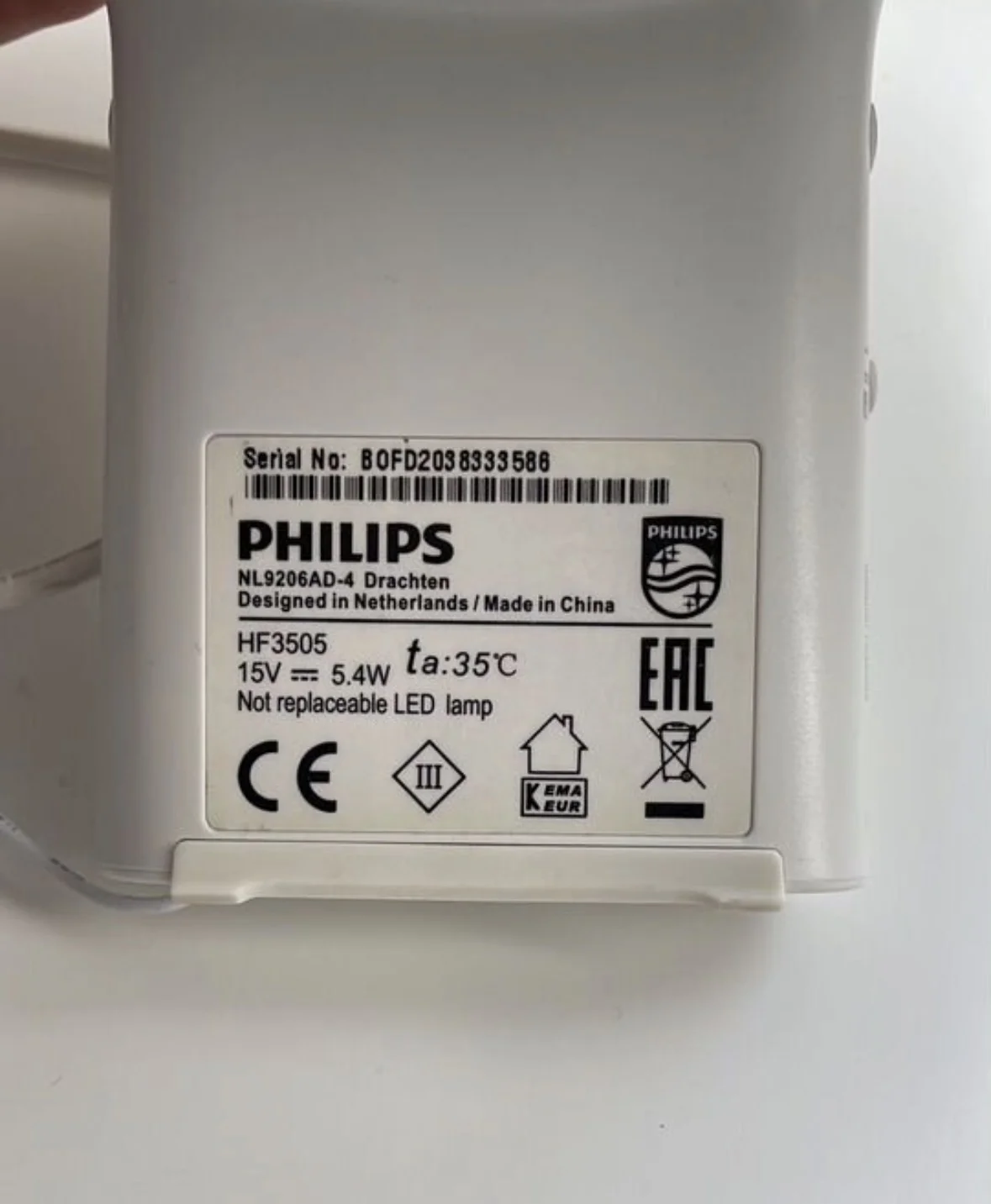 Световой будильник Philips Wake Up Light HF3505 - миниатюра 4