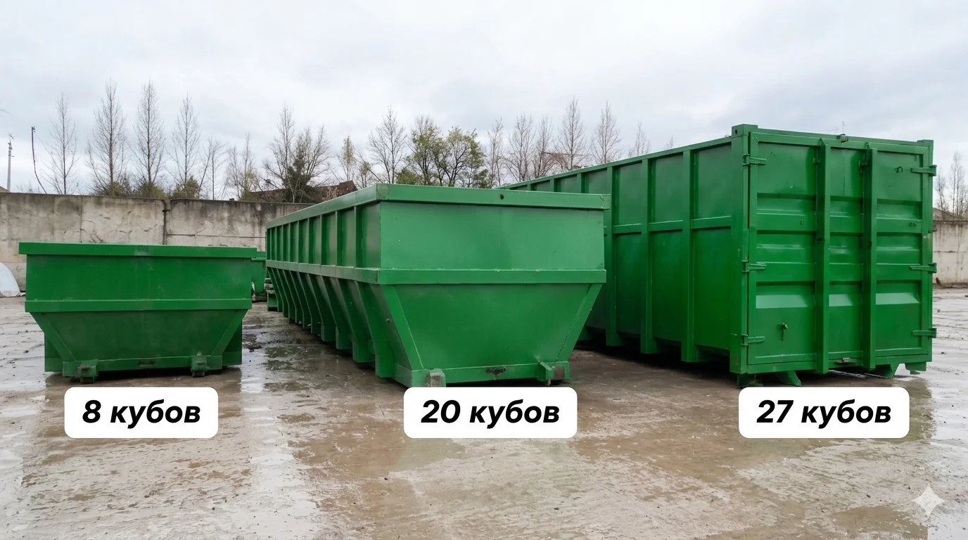 Вывоз мусора контейнером газелью самосвалом - изображение 1